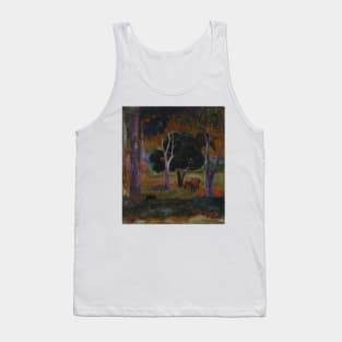 Landscape with a Pig and a Horse (Hiva Oa) by Paul Gauguin Tank Top